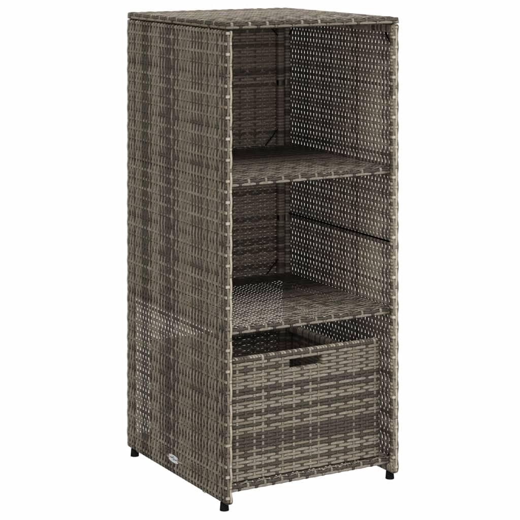 VidaXL Armoire de rangement de jardin rotin synthétique  