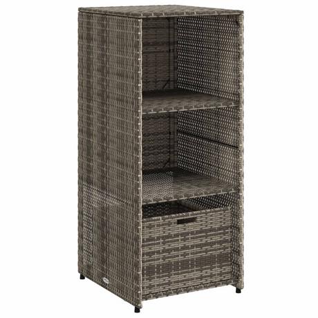 VidaXL Armoire de rangement de jardin rotin synthétique  