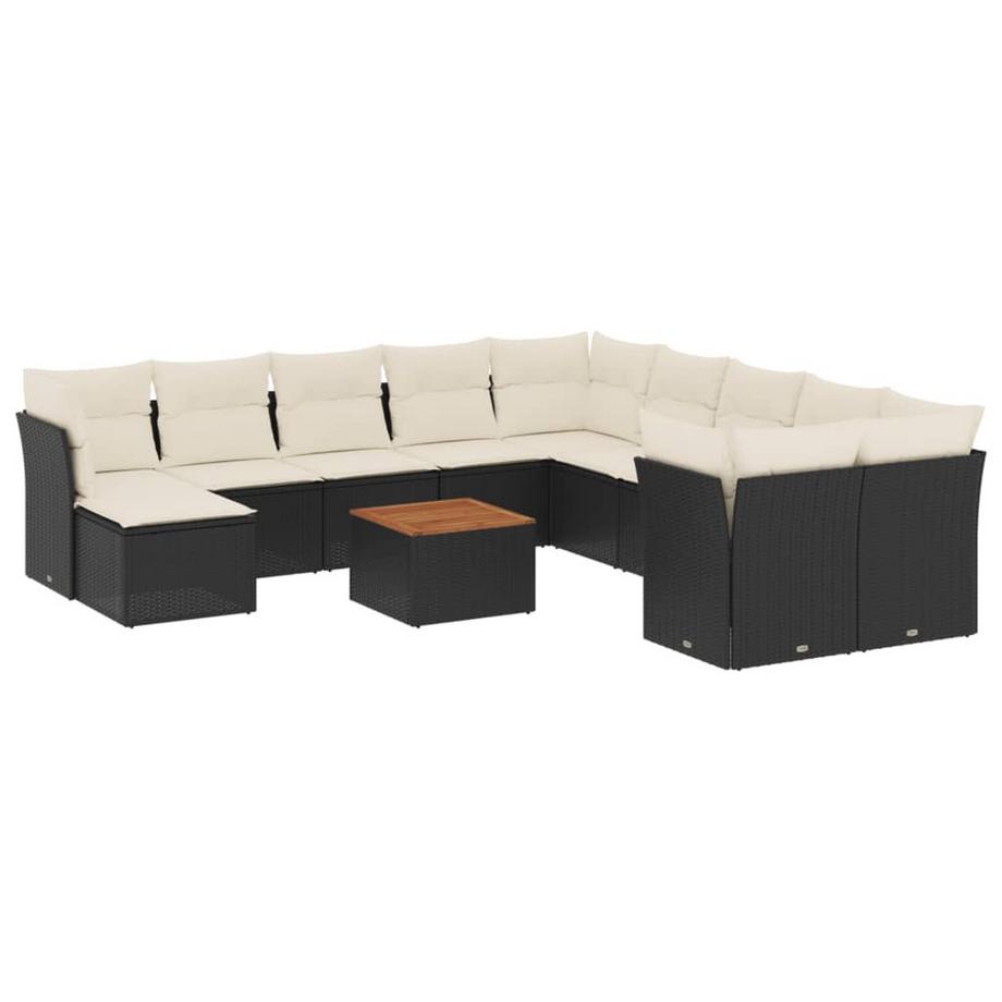 set divano da giardino Polirattan