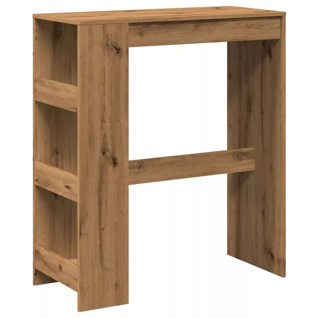 VidaXL - Table de bar bois d'ingénierie, One Size, Marron