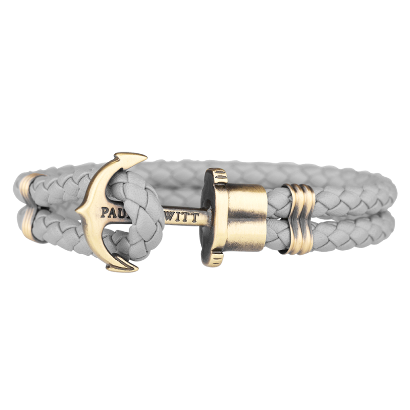 Paul Hewitt  Anchor Bracelet Phrep Brass Grey PH-PH-L-M-Gr 