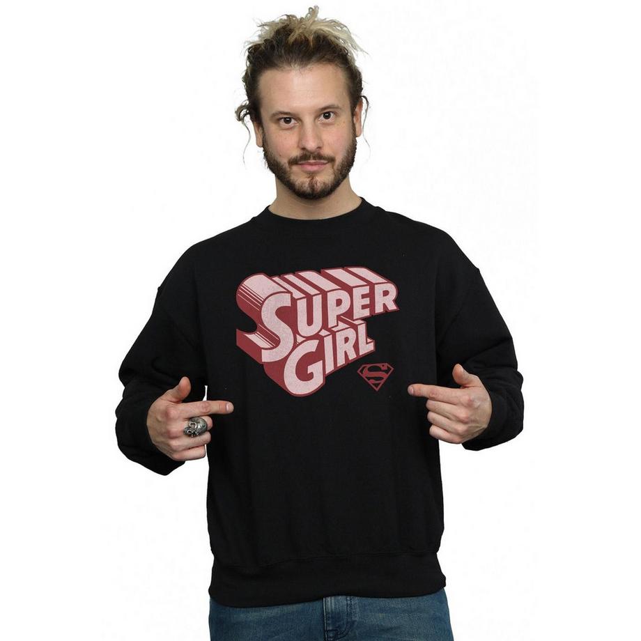 DC COMICS Supergirl Logo Sweatshirt  