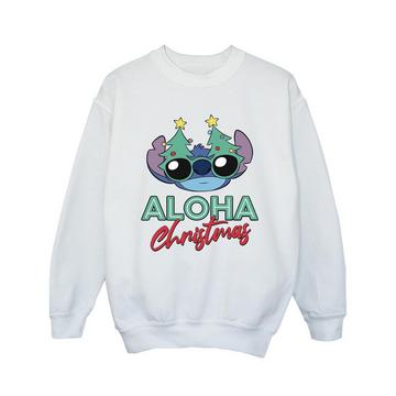 Lilo And Stitch Christmas Tree Shades Sweatshirt