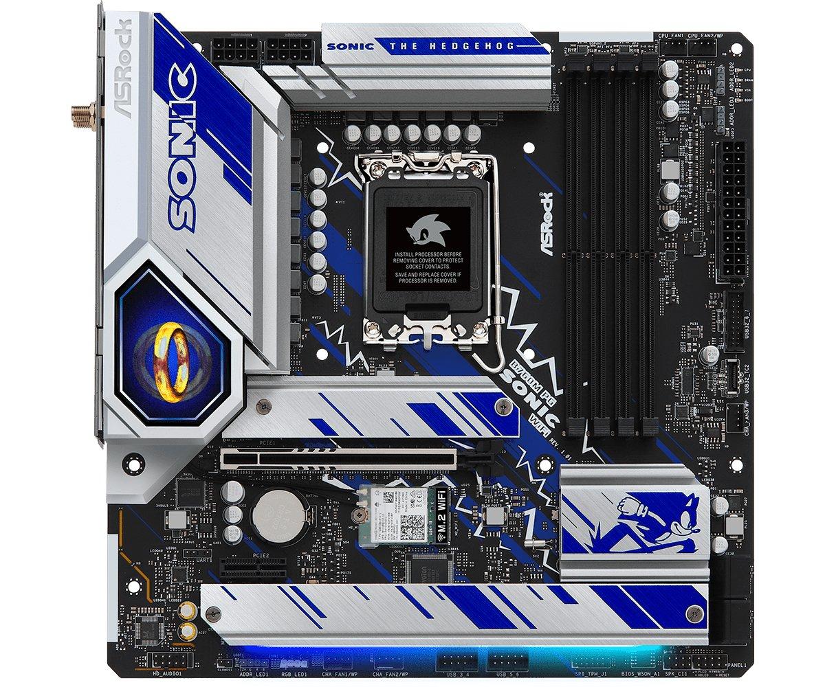 ASRock  B760M PG SONIC WIFI Intel B760 LGA 1700 micro ATX 