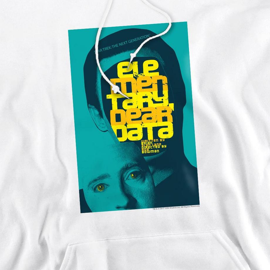 Star Trek The Next Generation Season 2 Episode 3 Felpa con cappuccio  