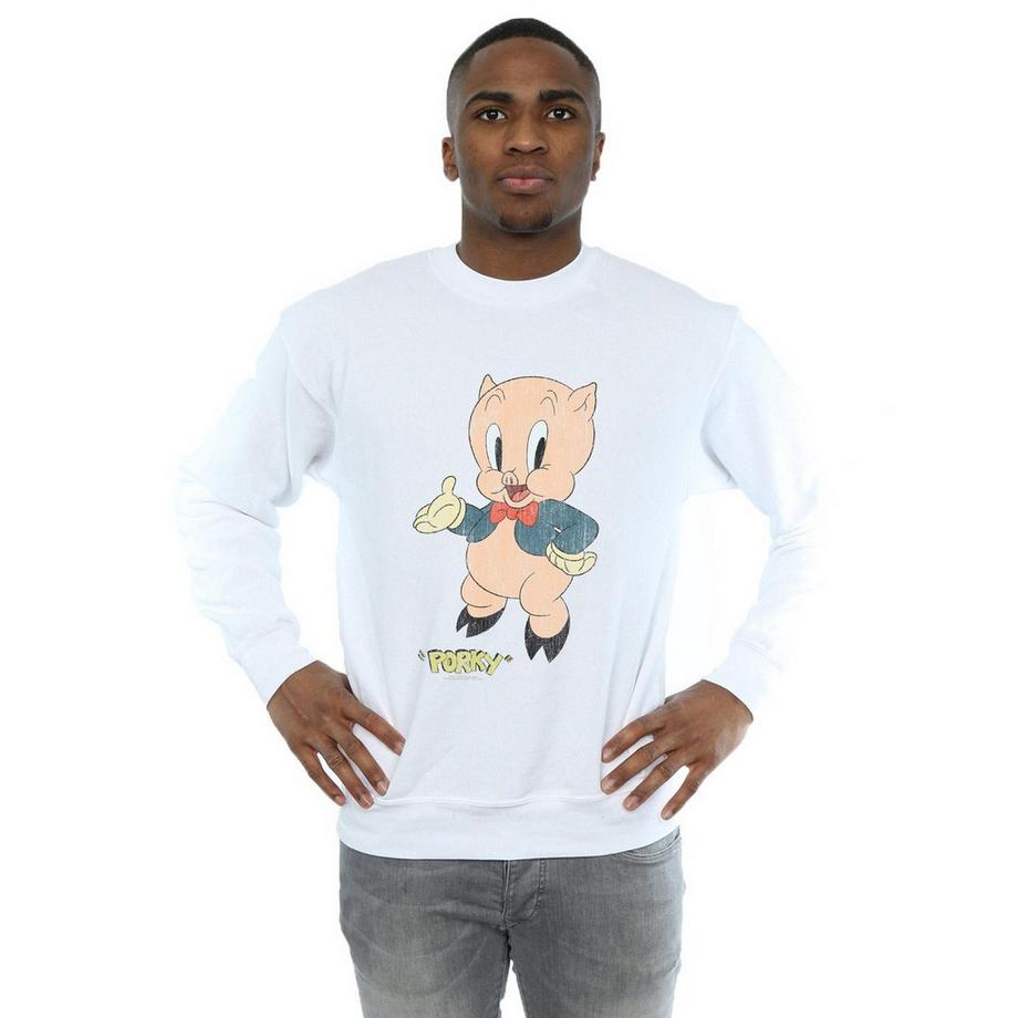 LOONEY TUNES Porky Pig Regular Fit Felpa  
