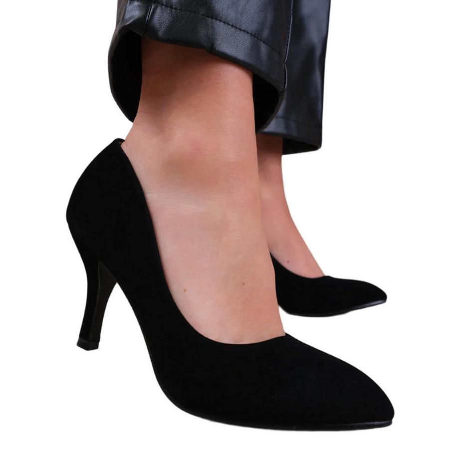 Where's That From Pumps in Pelle Scamosciata con Punta Affusolata  