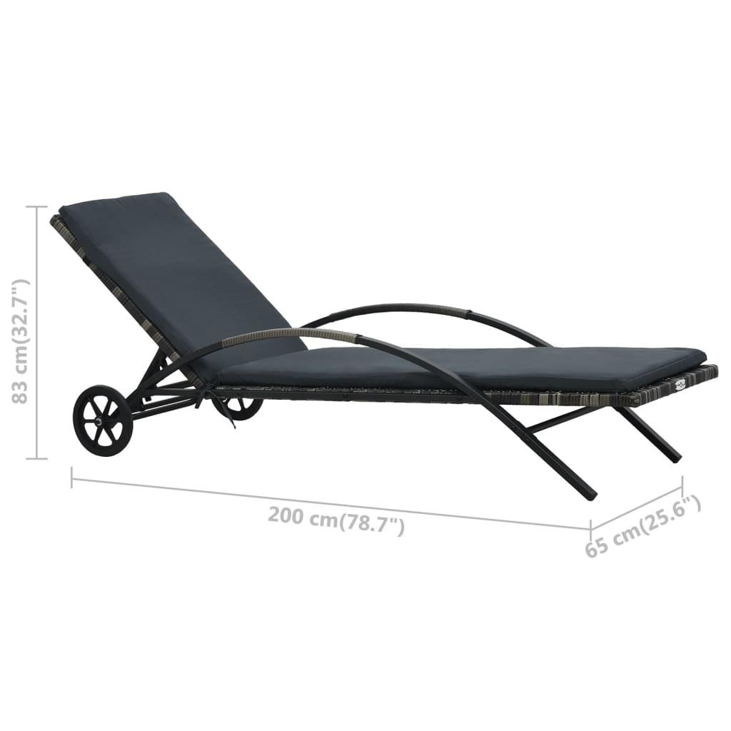 VidaXL Chaise longue  