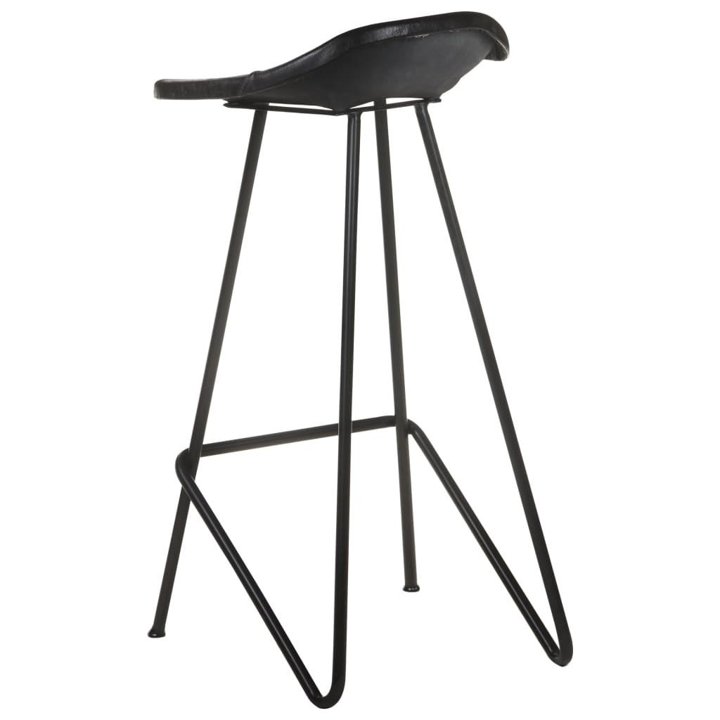 VidaXL Tabouret de bar cuir  