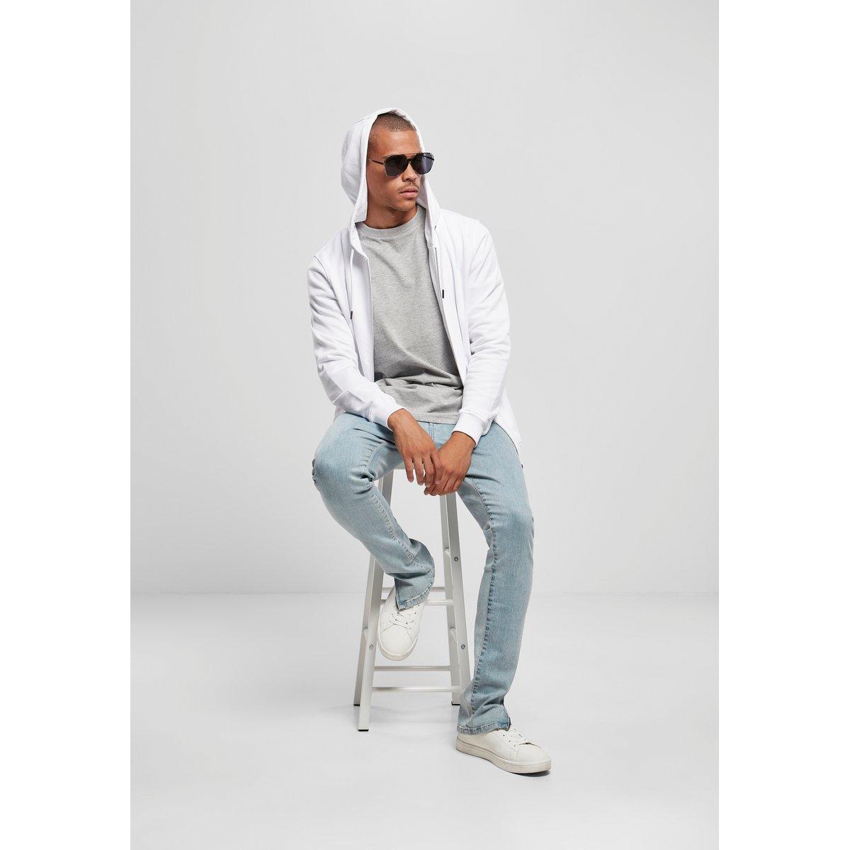 URBAN CLASSICS Basic Terry Zip Hoodie  