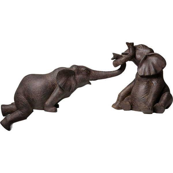 KARE Design Déco figure éléphant cirque (2/set)  