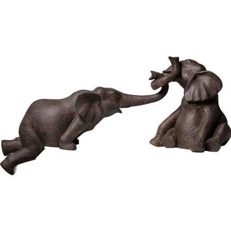 KARE Design Déco figure éléphant cirque (2/set)  