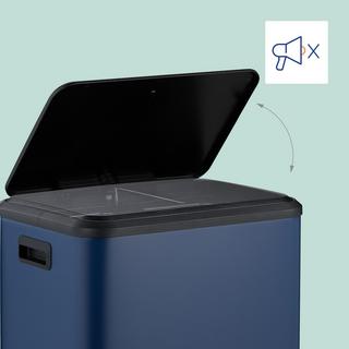 Northix Pattumiera da cucina, doppio scomparto  