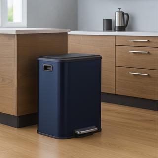 Northix Pattumiera da cucina, doppio scomparto  