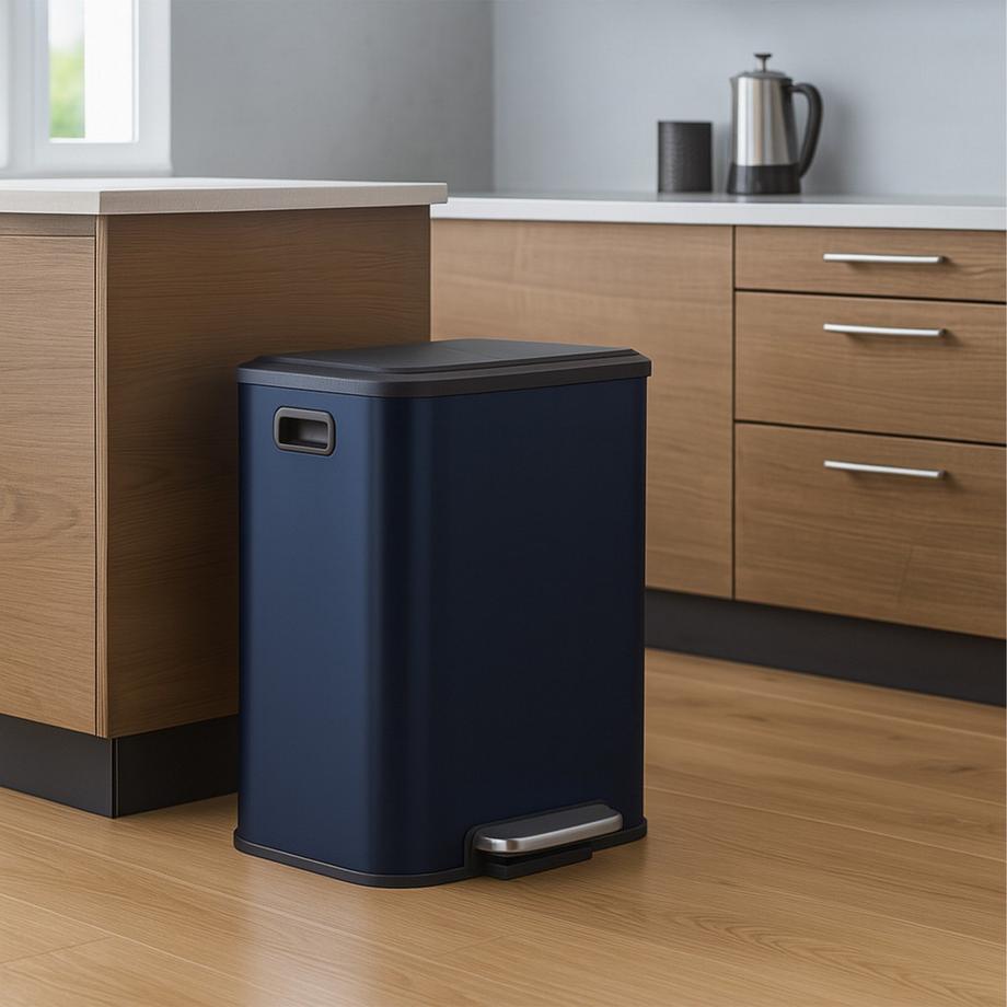 Northix Pattumiera da cucina, doppio scomparto  