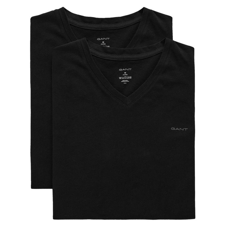 GANT T-shirt Scollo a V Confezione da 2  