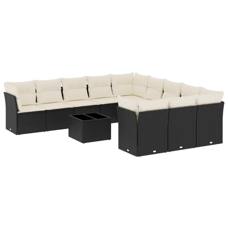 set divano da giardino Polirattan