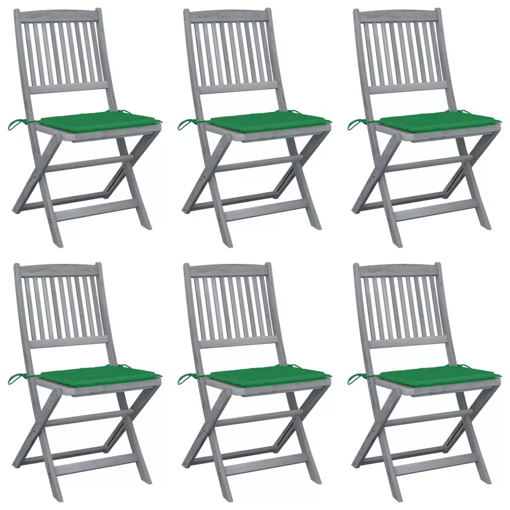 VidaXL - sedia da esterno Legno di acacia, One Size, Verde