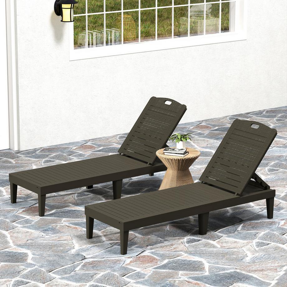 Outsunny Sonnenliegen-Set  