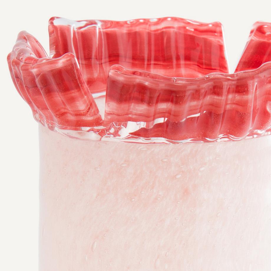 AM.PM Glasvase mit Meisselschnitt H26  