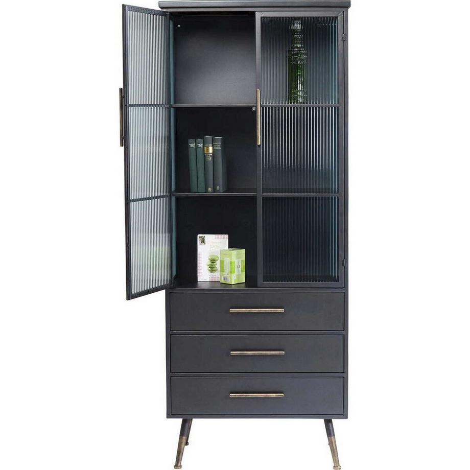 KARE Design Armoire haute La Gomera 2 portes 3 tiroirs  