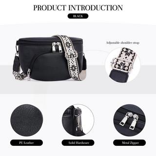 Only-bags.store Vegane Leder Crossbody Bag RFID-Blockierung Kartensteckplatz  