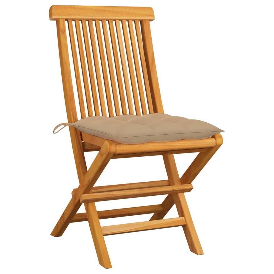 VidaXL Gartenstuhl teak  