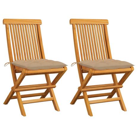 VidaXL sedia da giardino Teak riciclato  