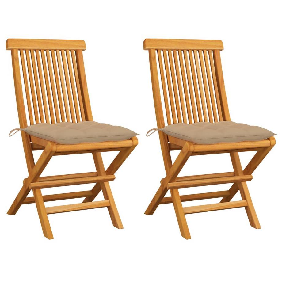 Chaise de jardin teck