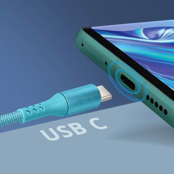 Avizar  Câble USB Type C Rainbow 1m Multicolre 