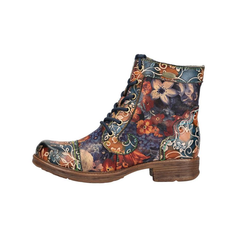 Laura Vita Blumenmuster Stiefelette  