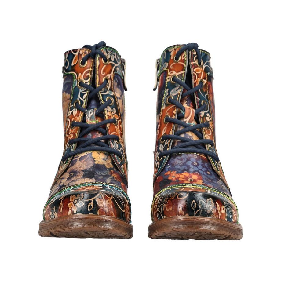 Laura Vita Blumenmuster Stiefelette  
