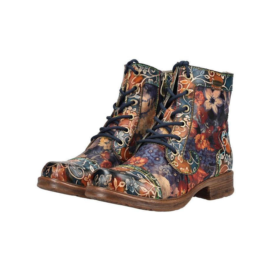 Laura Vita Blumenmuster Stiefelette  