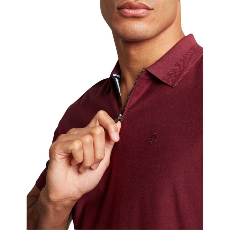 TED BAKER  Maglietta Polo Struttura Cerniera Ad Un Quarto 