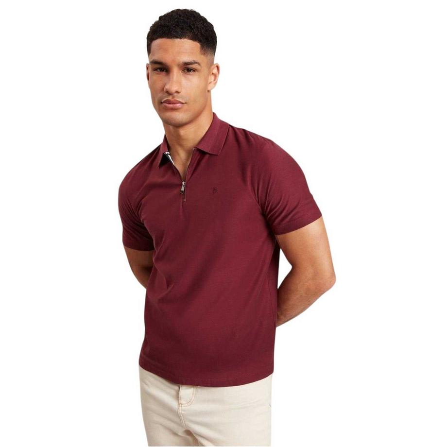 TED BAKER  Maglietta Polo Struttura Cerniera Ad Un Quarto 