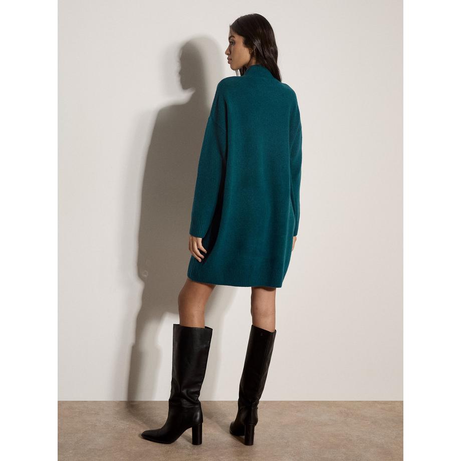 APRICOT Mini-robe oversize en maille bouclée douce  