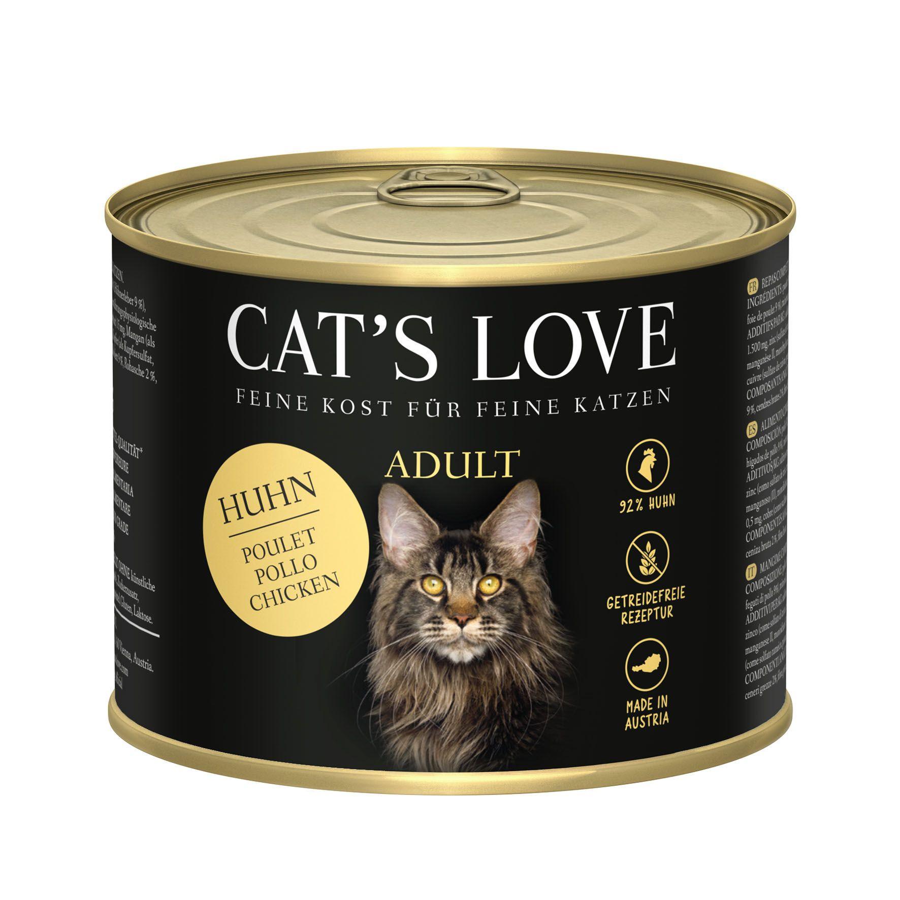 Cat's Love  Adult Huhn Pur - Multipack 