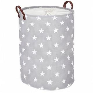 Alopini Faltbare runde Aufbewahrungswäschekörbe, Baumwolle  