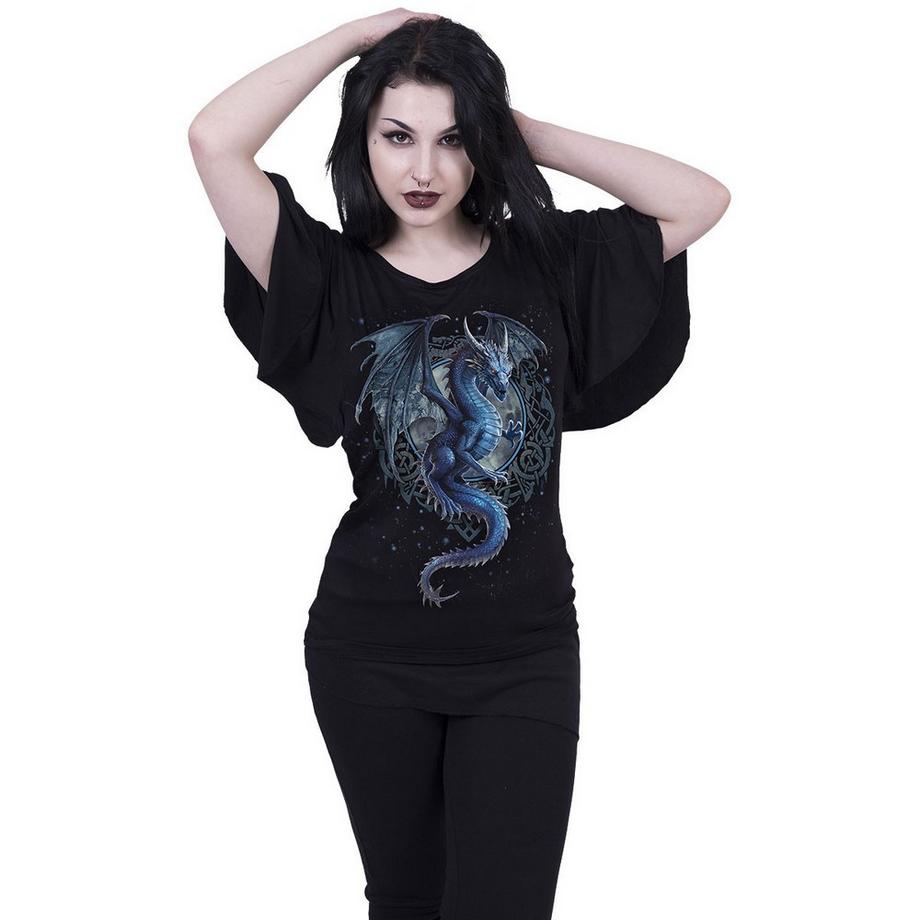 Spiral  Latin Storm Dragon Top Scollo A Barchetta 