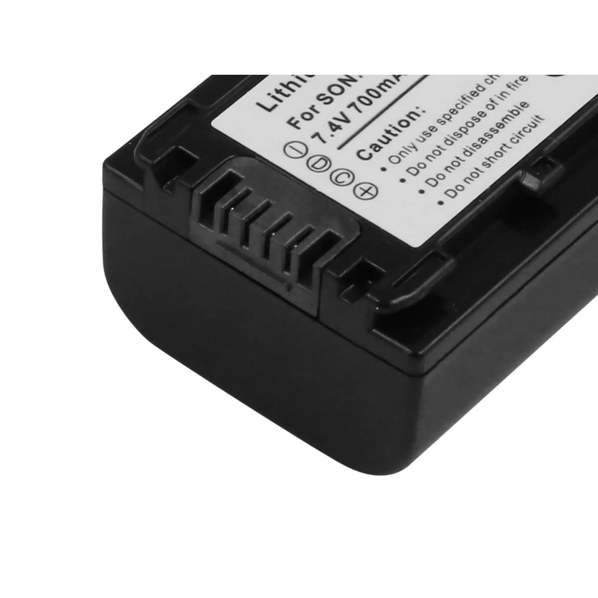 Avizar  Sony NP-FV50 Batteria per fotocamera Li-ion 7.4V 700mAh 5.2Wh 