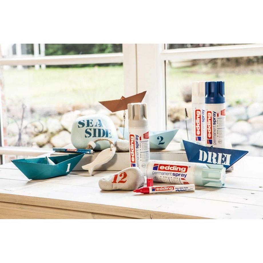 Edding Edding 5200 pittura 200 ml Blu Barattolo a spruzzo  