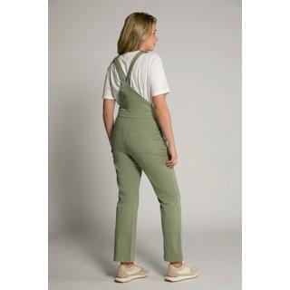 Ulla Popken  Salopette Mandy, jambe large, coton bio 