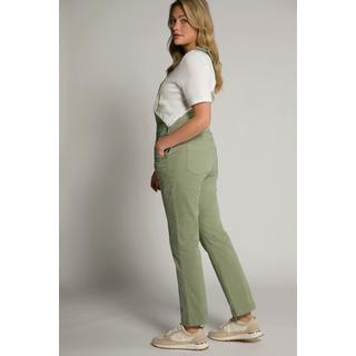 Ulla Popken  Salopette Mandy, jambe large, coton bio 