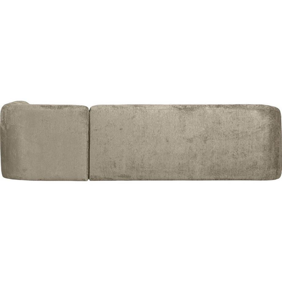mutoni Ecksofa Sloping rechts Chenille Velvet wheatfield 274x225  