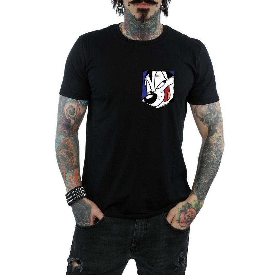 LOONEY TUNES Sylvester Pocket T-Shirt  