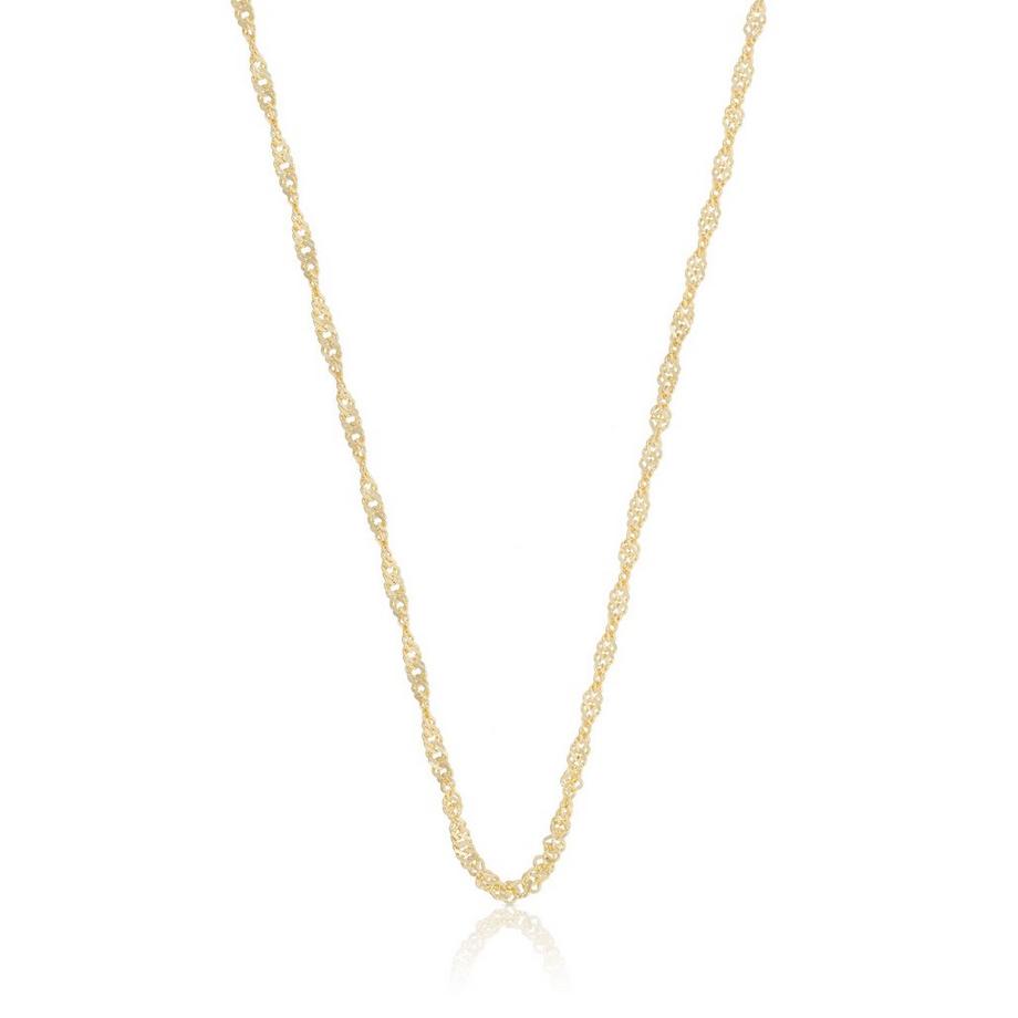 Collier Singapur Gelbgold 750, 1.9mm, 42cm