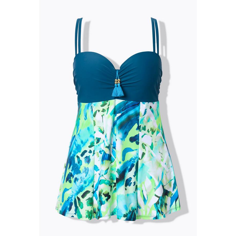 Ulla Popken Badekleid Softcups Verstellbare Träger Recycelt  