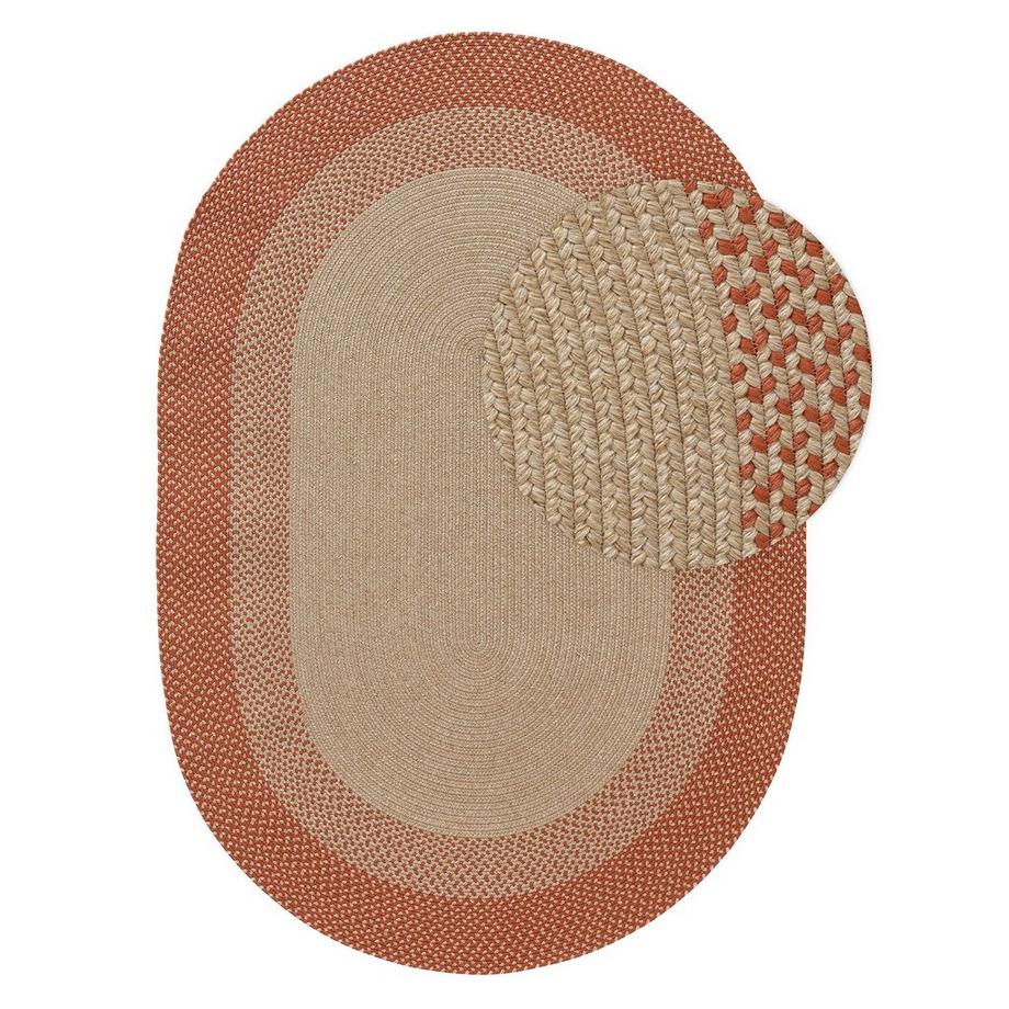 Benuta Tappeto per interno ed esterno Nandi Terracotta  