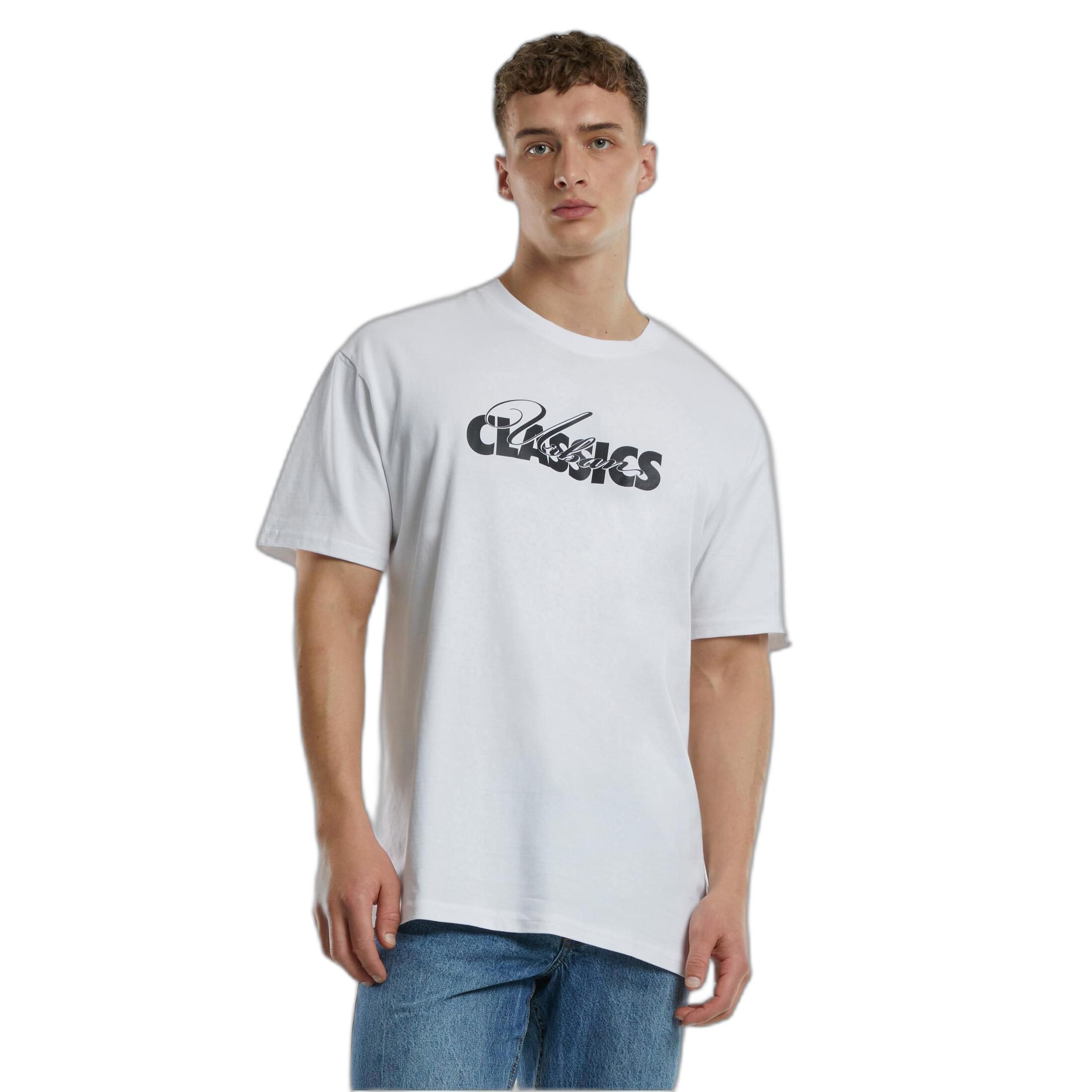 URBAN CLASSICS Cursive Logo Heavy Oversized T-Shirt  