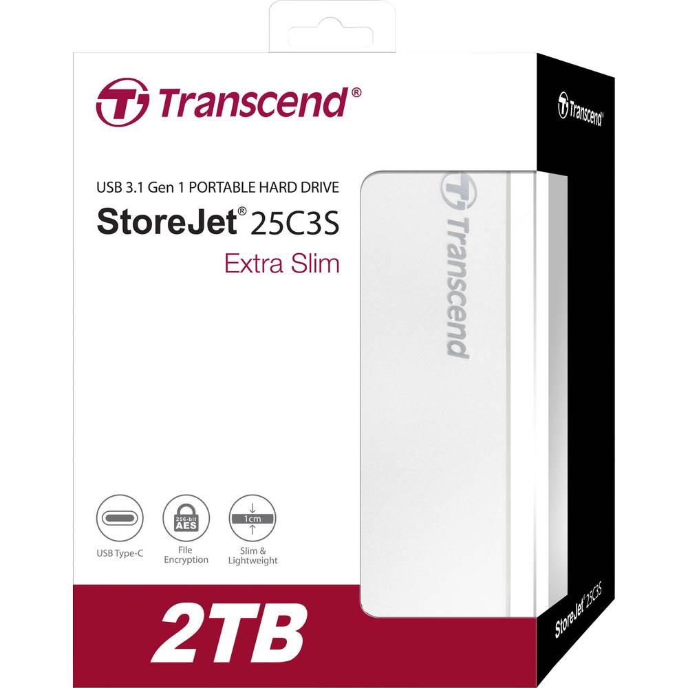 Transcend  StoreJet® 25C3S 2 TB Externe Festplatte 6.35 cm (2.5 Zoll) USB-C® 